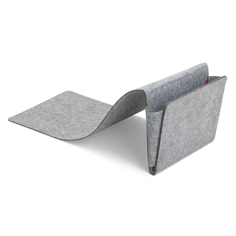 Felt sofa pocket in grey
